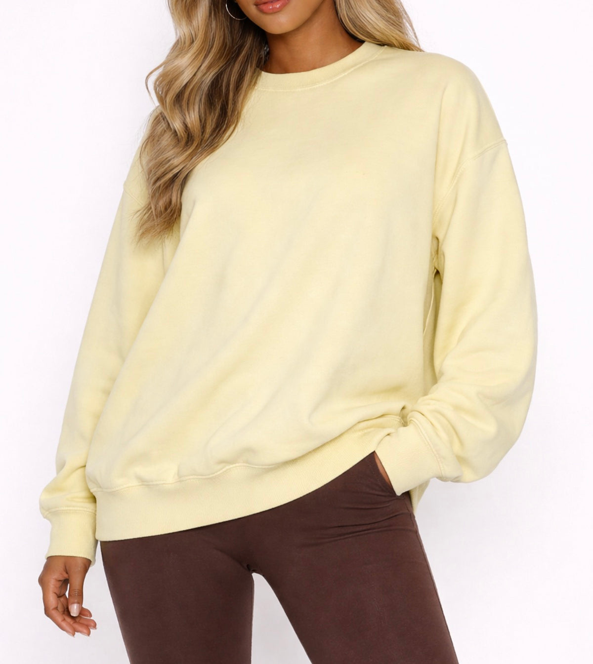 Oversized Lemon Sweatshirt