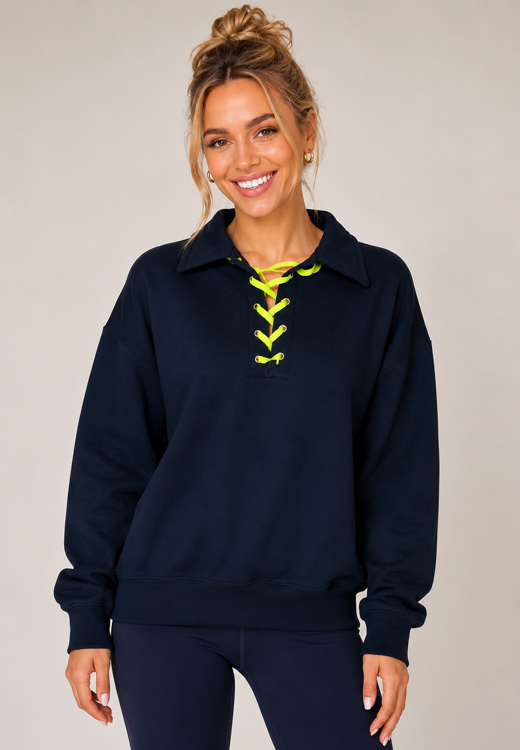 Jess Navy Sweatshirt