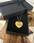 Heart Necklace Personalised