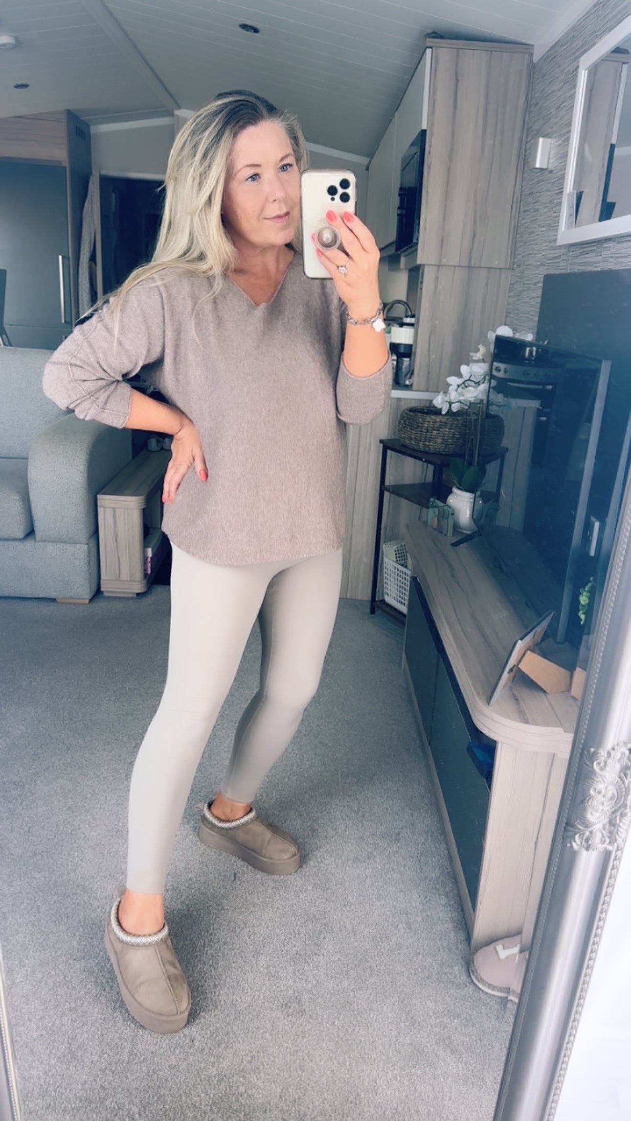 Everyday Leggings Taupe
