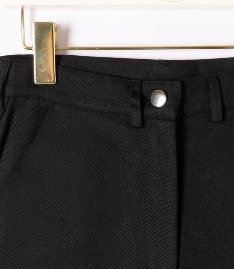 Edith Frill Trousers Black